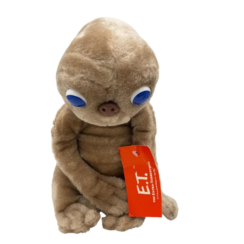 1982 ET The Extra Terrestrial Plush Stuffed Animal Showtime Kamar‎ E.T. 11" Toy